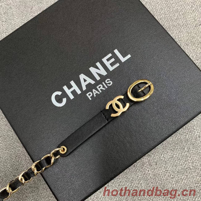 Chanel Original Calf Leather 2.0CM 3600 black