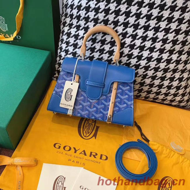 Goyard mini saigon tote bag 55632 blue