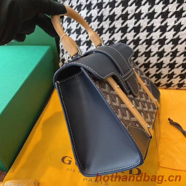 Goyard mini saigon tote bag 55632 dark blue