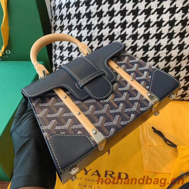 Goyard mini saigon tote bag 55632 dark blue