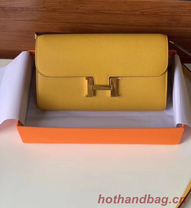 Hermes Constance to go mini Bag H4088 yellow