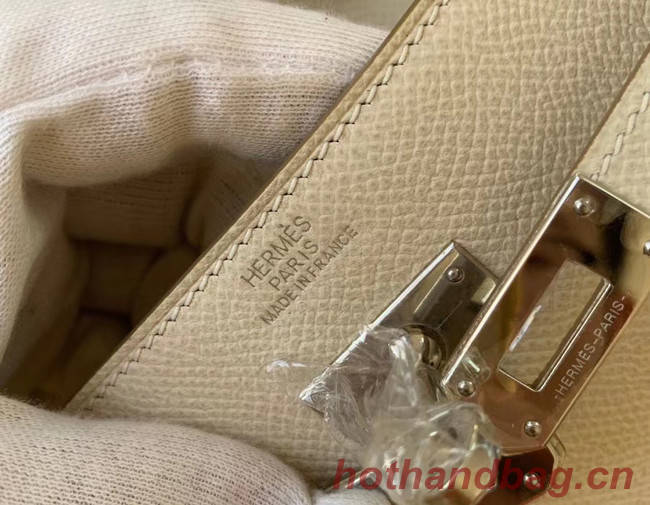 Hermes Original kelly espom leather to go woc Bag H4087 cream