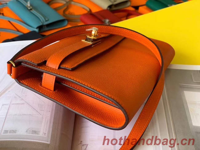 Hermes Original kelly espom leather to go woc Bag H4087 orange