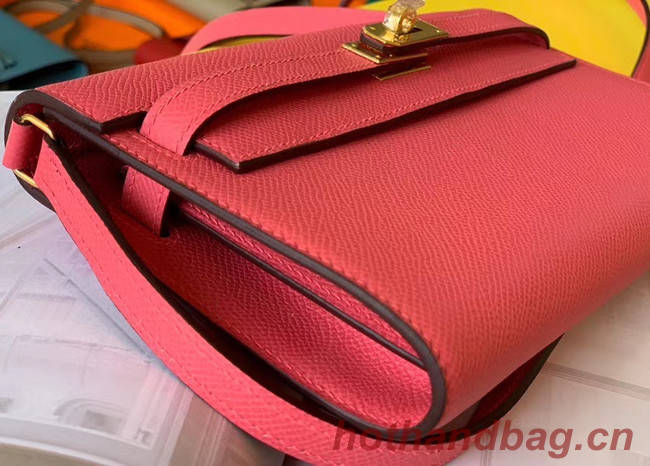 Hermes Original kelly espom leather to go woc Bag H4087 rose