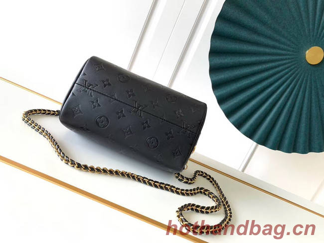 Louis vuitton original leather SPEEDY 20 Monogram Empreinte mini m42397 black