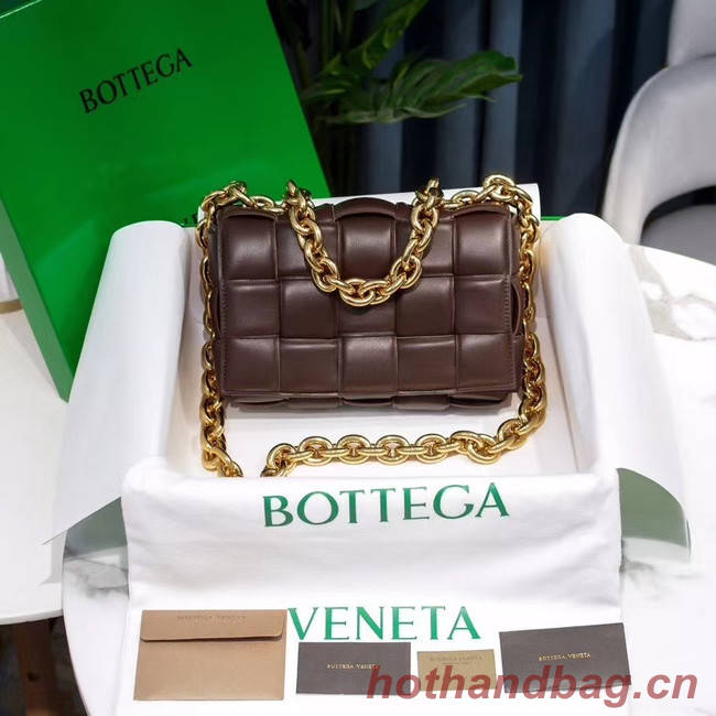 Bottega Veneta THE CHAIN CASSETTE Expedited Delivery 631421 Chocolates