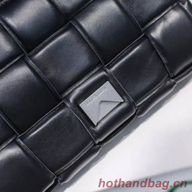 Bottega Veneta THE CHAIN CASSETTE Expedited Delivery 631421 black & Hardware: Silver finish