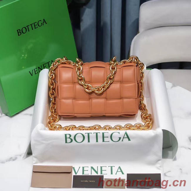 Bottega Veneta THE CHAIN CASSETTE Expedited Delivery 631421 brown