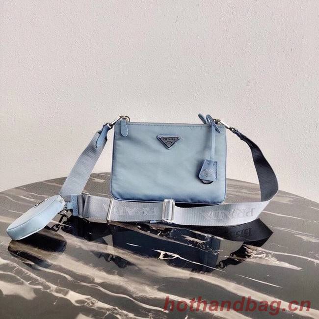 Prada Nylon Re-Edition 2000 Shoulder Bag 1BH046 light blue