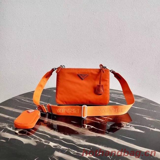 Prada Nylon Re-Edition 2000 Shoulder Bag 1BH046 orange