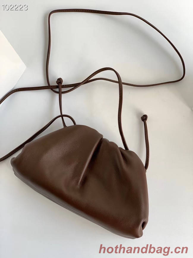 Bottega Veneta THE MINI POUCH 585852 Brownie