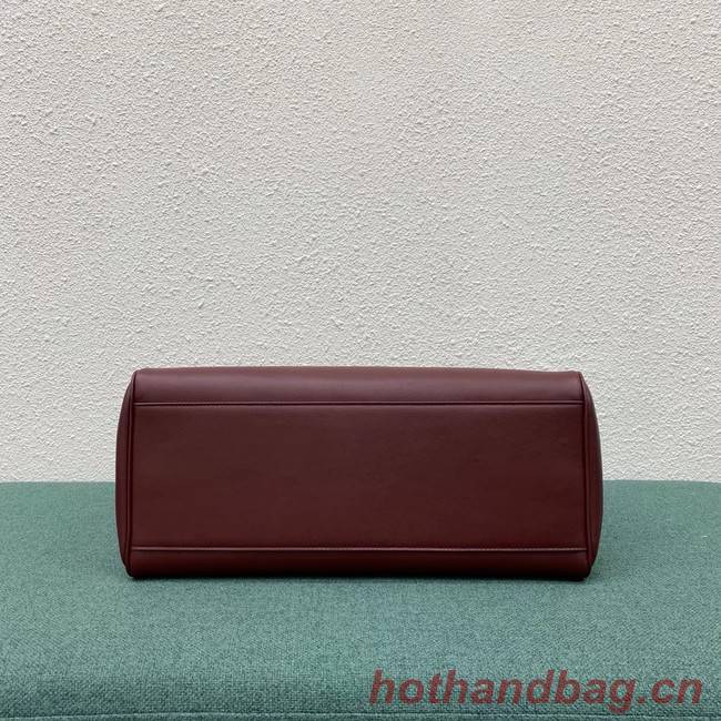 Celine LARGE SOFT 16 BAG IN SUPPLE GRAINED CALFSKIN 194043 Burgundy