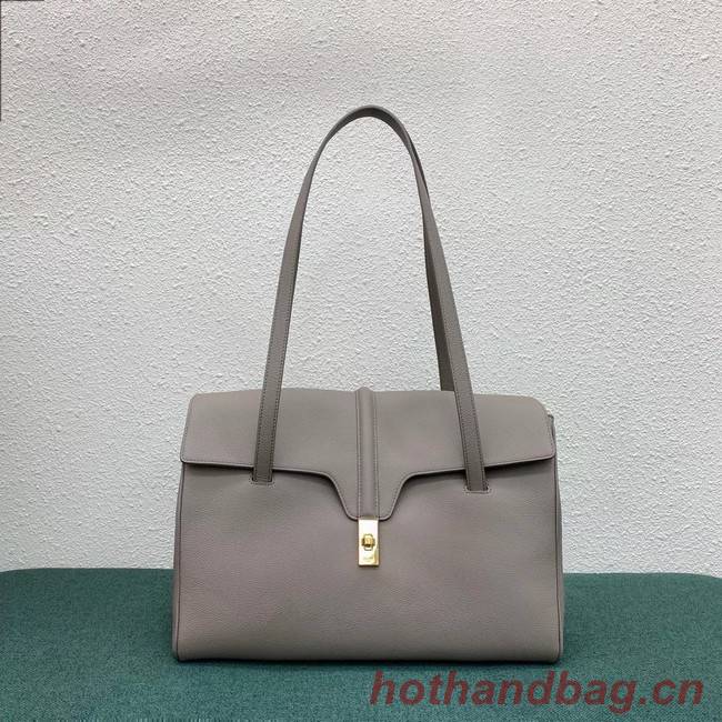 Celine LARGE SOFT 16 BAG IN SUPPLE GRAINED CALFSKIN 194043 GREY