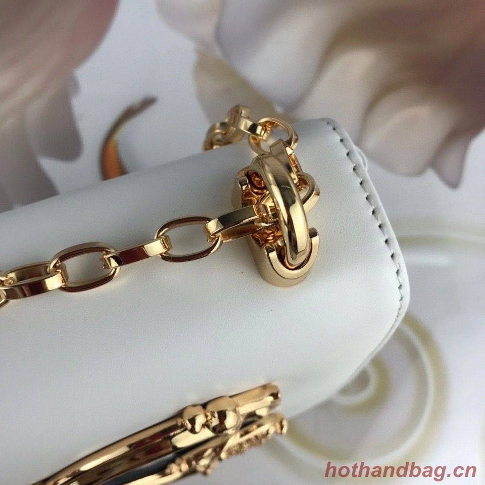 Dolce & Gabbana Original Leather Shoulder Bag BB6315 White