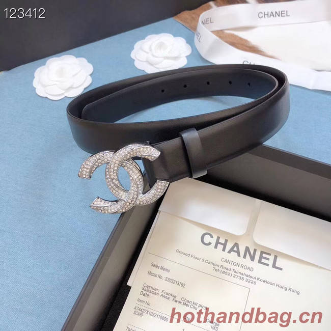 Chanel Original Calf Leather 3602 black&Silver