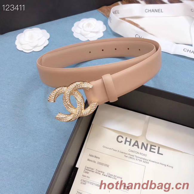 Chanel Original Calf Leather 3602 pink&gold