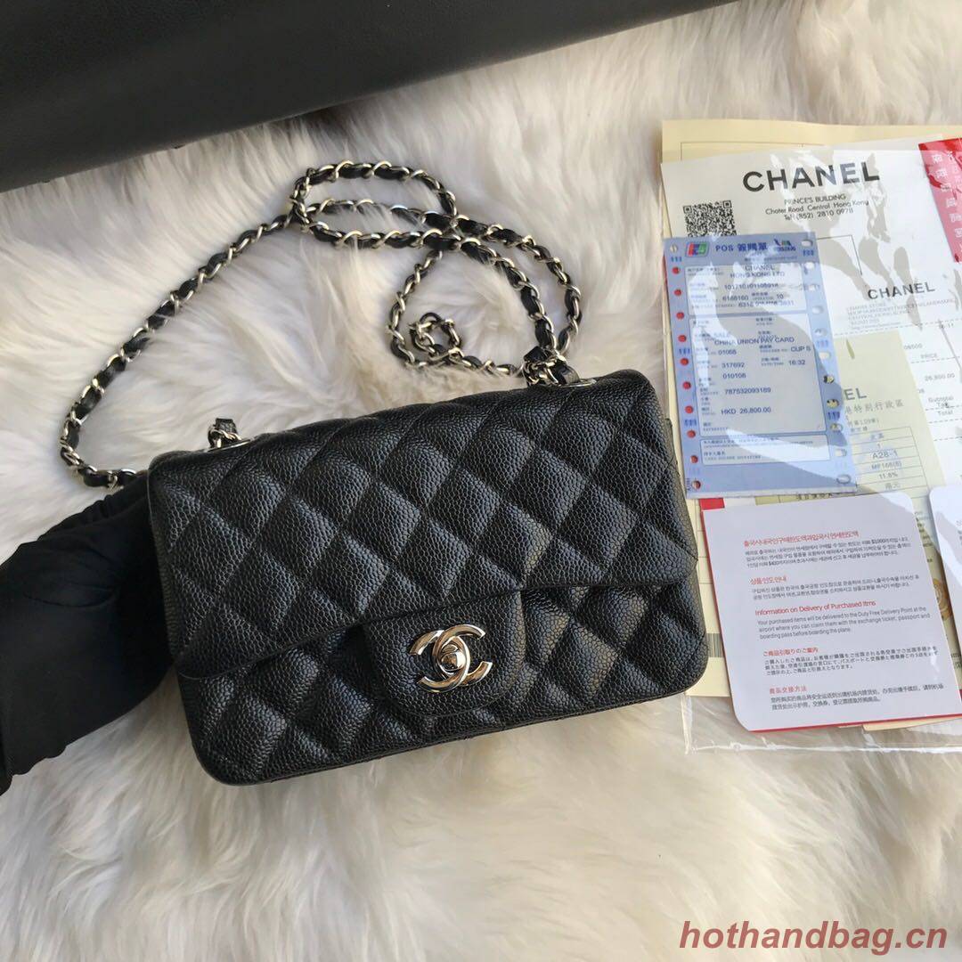 Chanel Original Lather Flap Bag 1116 black