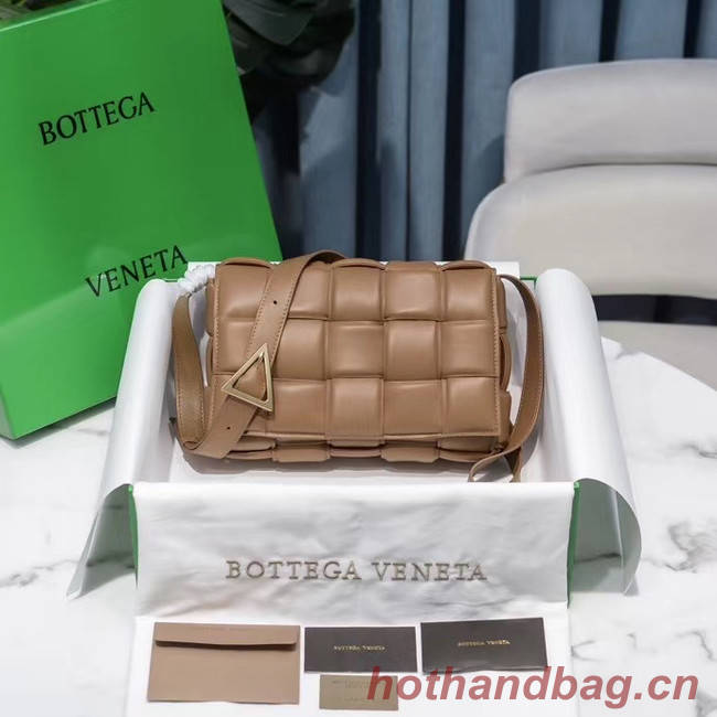 Bottega Veneta PADDED CASSETTE BAG 591970 CARAMEL