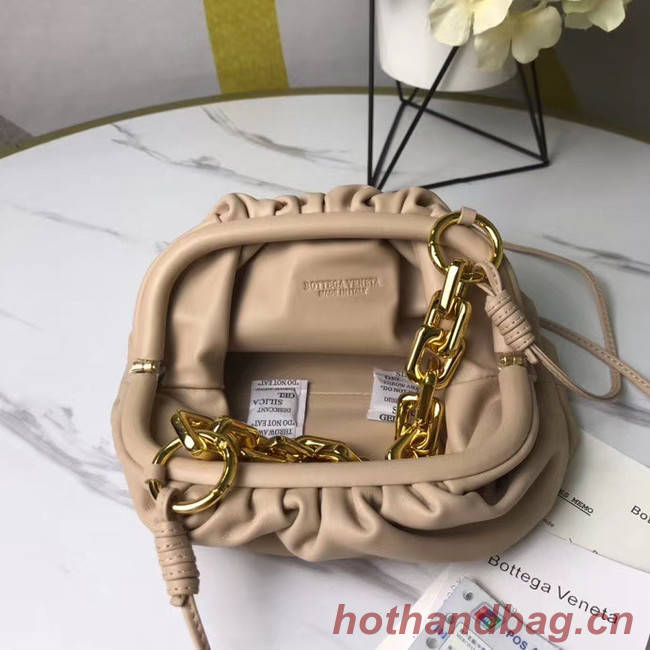 Bottega Veneta THE MINI CHAIN POUCH 620229 ALMOND