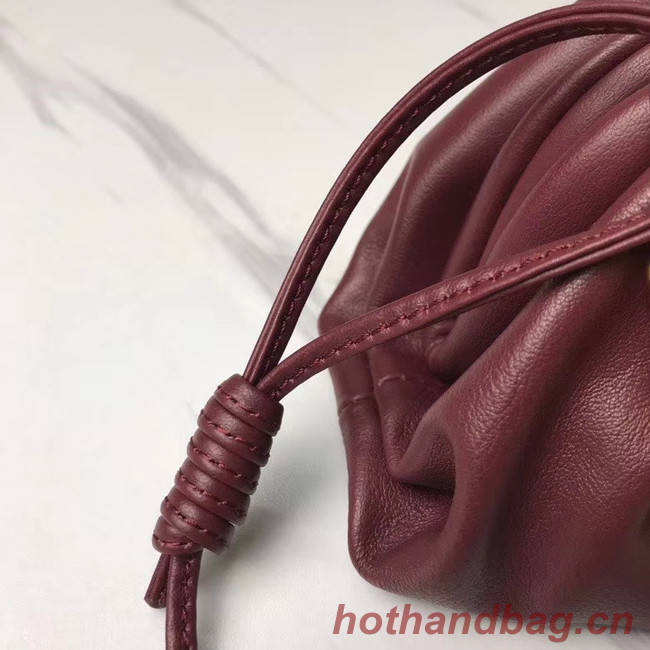 Bottega Veneta THE MINI CHAIN POUCH 620229 Burgundy