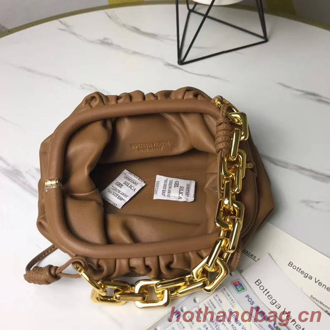 Bottega Veneta THE MINI CHAIN POUCH 620229 brown