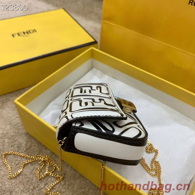 FENDI NANO BAGUETTE CHARM nappa leather 7AR844