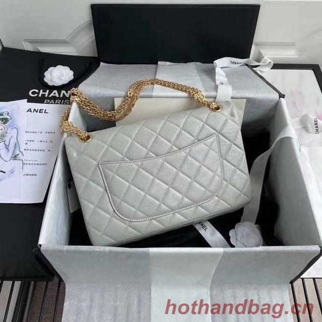 Chanel 2.55 Calfskin Flap Bag A37587 light grey