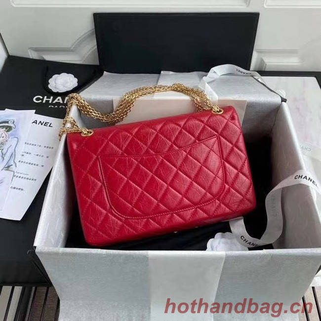 Chanel 2.55 Calfskin Flap Bag A37587 red