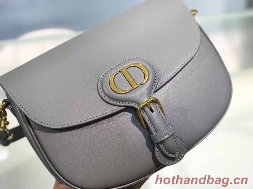 MEDIUM DIOR BOBBY BAG Box Calfskin M9319 grey