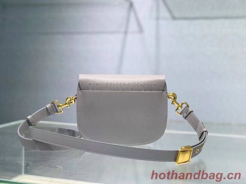 SMALL DIOR BOBBY BAG Gray Box Calfskin Gray Box Calfskin M9317