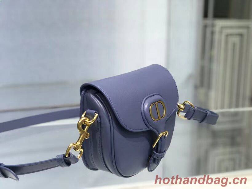 SMALL DIOR BOBBY BAG Gray Box Calfskin Gray Box Calfskin M9317 blue