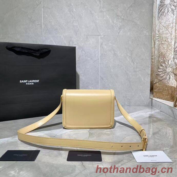 SOLFERINO SMALL SATCHEL IN BOX SAINT LAURENT LEATHER 63430 Beige