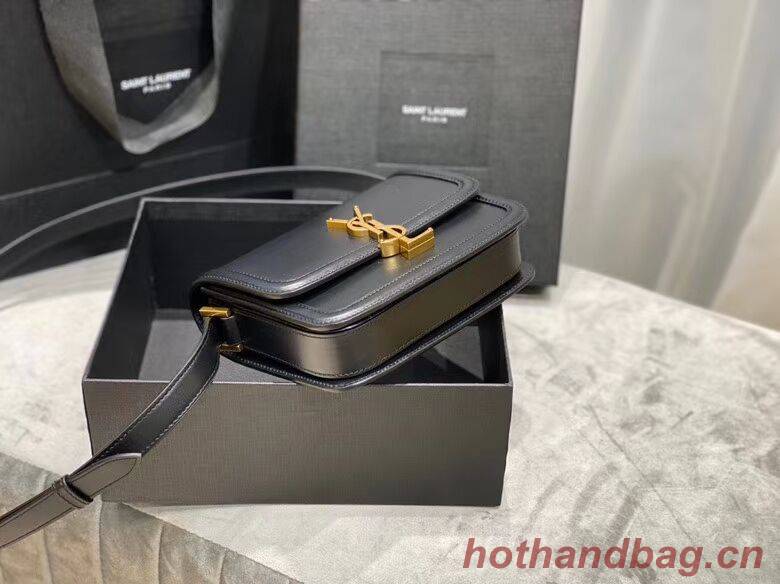 SOLFERINO SMALL SATCHEL IN BOX SAINT LAURENT LEATHER 63430 black