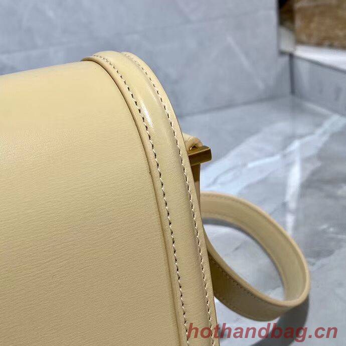 SOLFERINO MEDIUM SATCHEL IN BOX SAINT LAURENT LEATHER Y63435 Beige