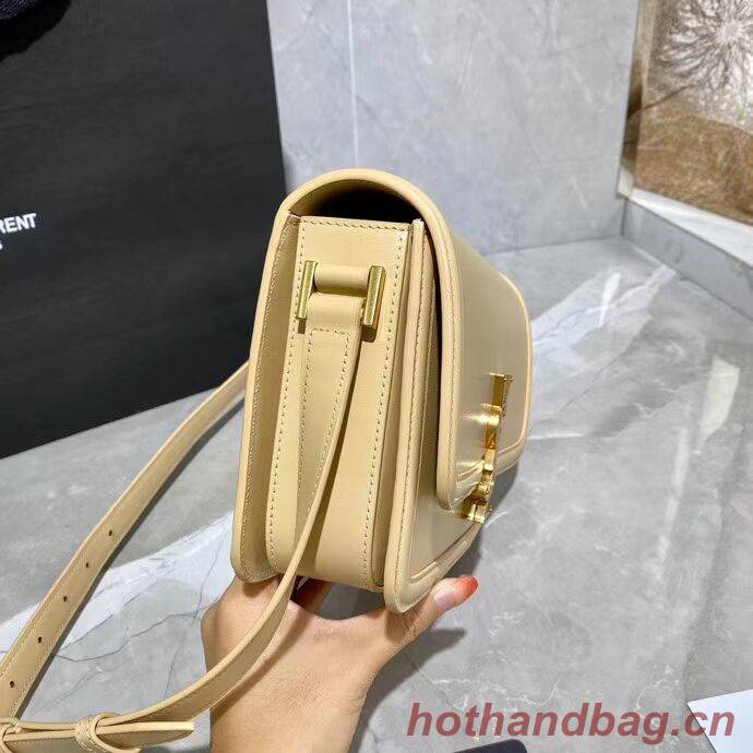 SOLFERINO MEDIUM SATCHEL IN BOX SAINT LAURENT LEATHER Y63435 Beige