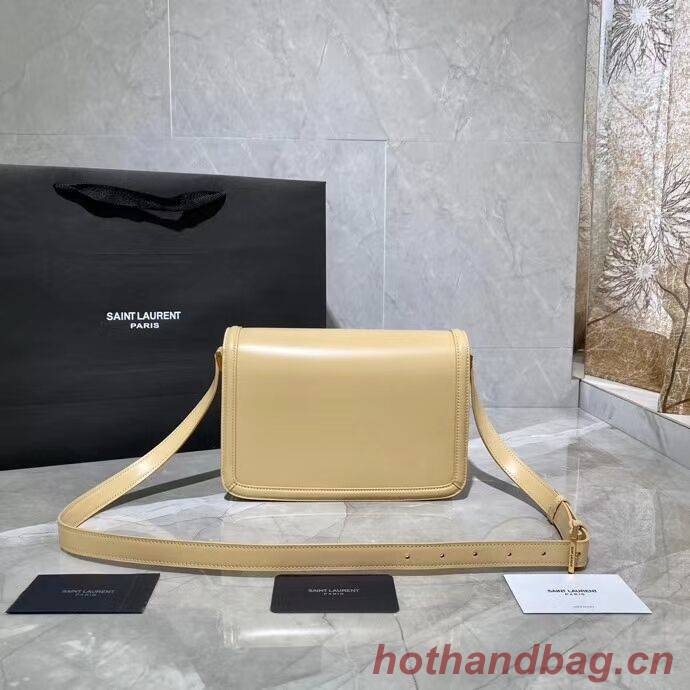 SOLFERINO MEDIUM SATCHEL IN BOX SAINT LAURENT LEATHER Y63435 Beige