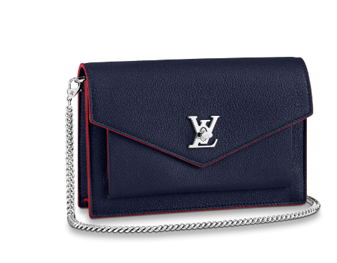 Louis Vuitton Original MYLOCKME Chain Bag M63471 Royal Blue