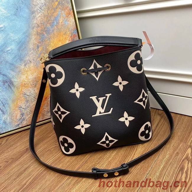 Louis Vuitton Original Monogram Empreinte NEONOE M45497 BLACK