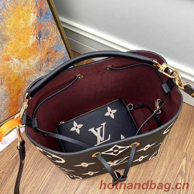 Louis Vuitton Original Monogram Empreinte NEONOE M45497 BLACK