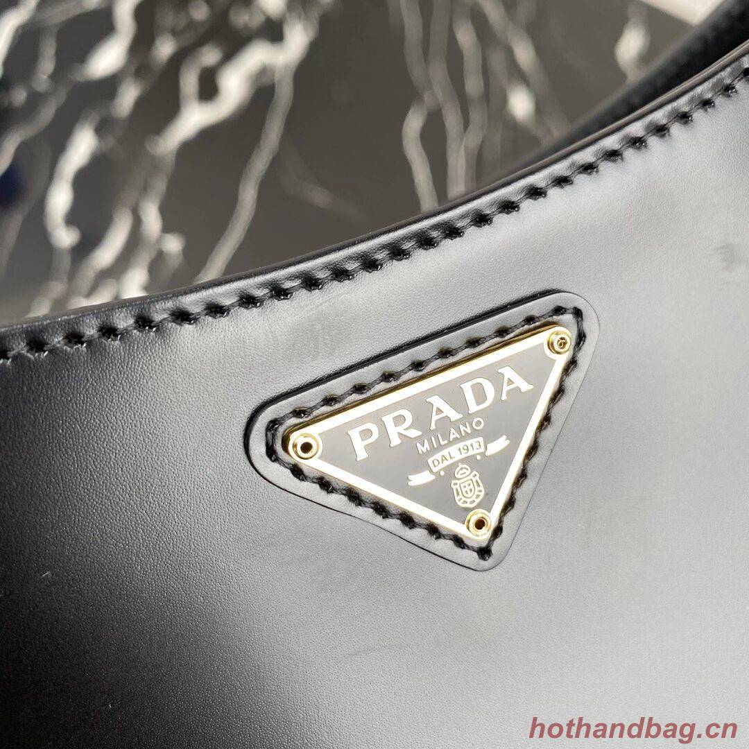 Prada Saffiano leather shoulder bag 2BC148 black