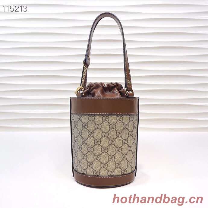 Gucci Horsebit 1955 small bucket bag 637115 brown