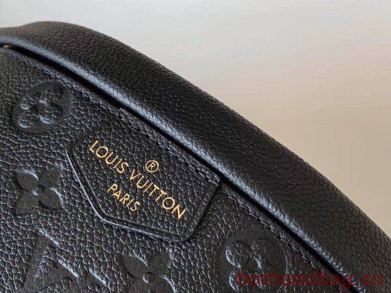 Louis Vuitton Original Monogram Empreinte BUMBAG Pocket M44836 black