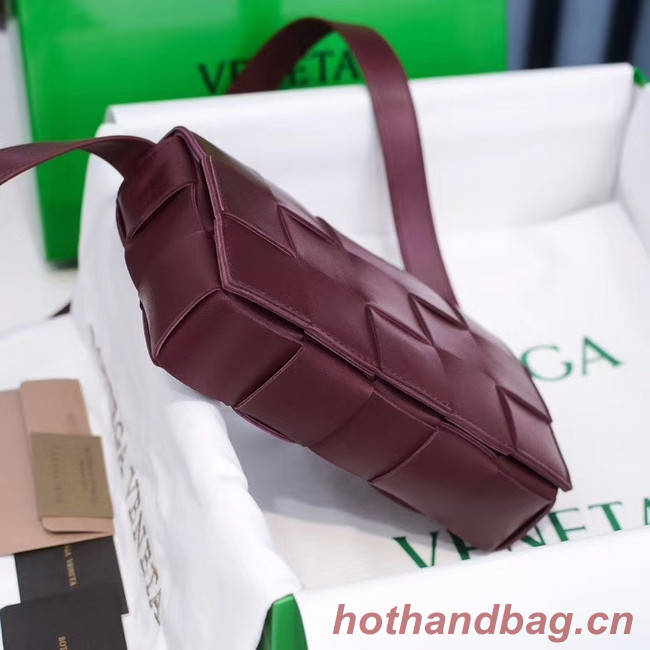 Bottega Veneta BORSA CASSETTE 578004 BORDEAUX