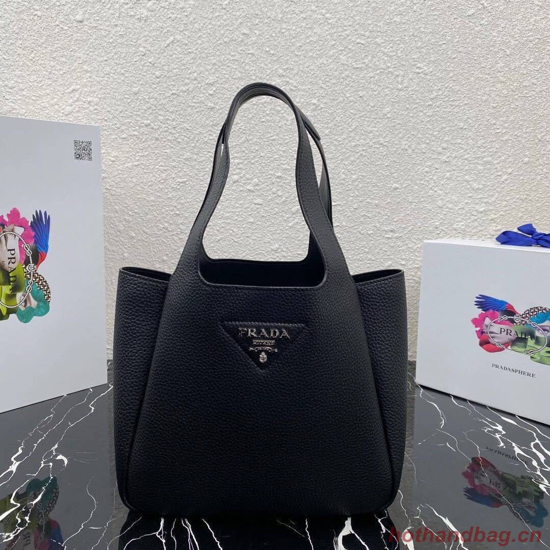 Prada Saffiano leather shoulder bag 5588 black