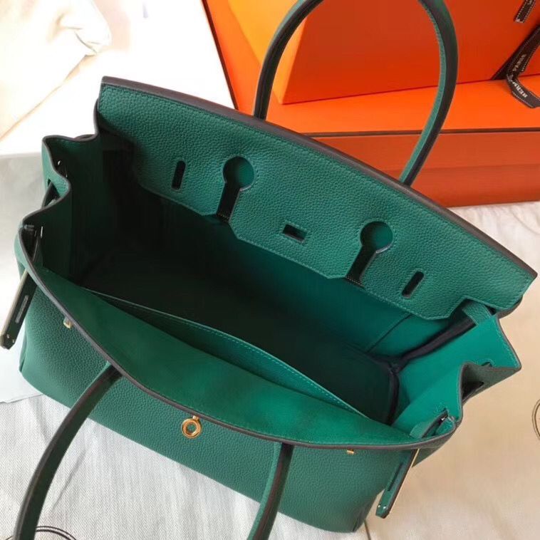 Hermes Birkin Bag Original Leather 35CM 17825 Green