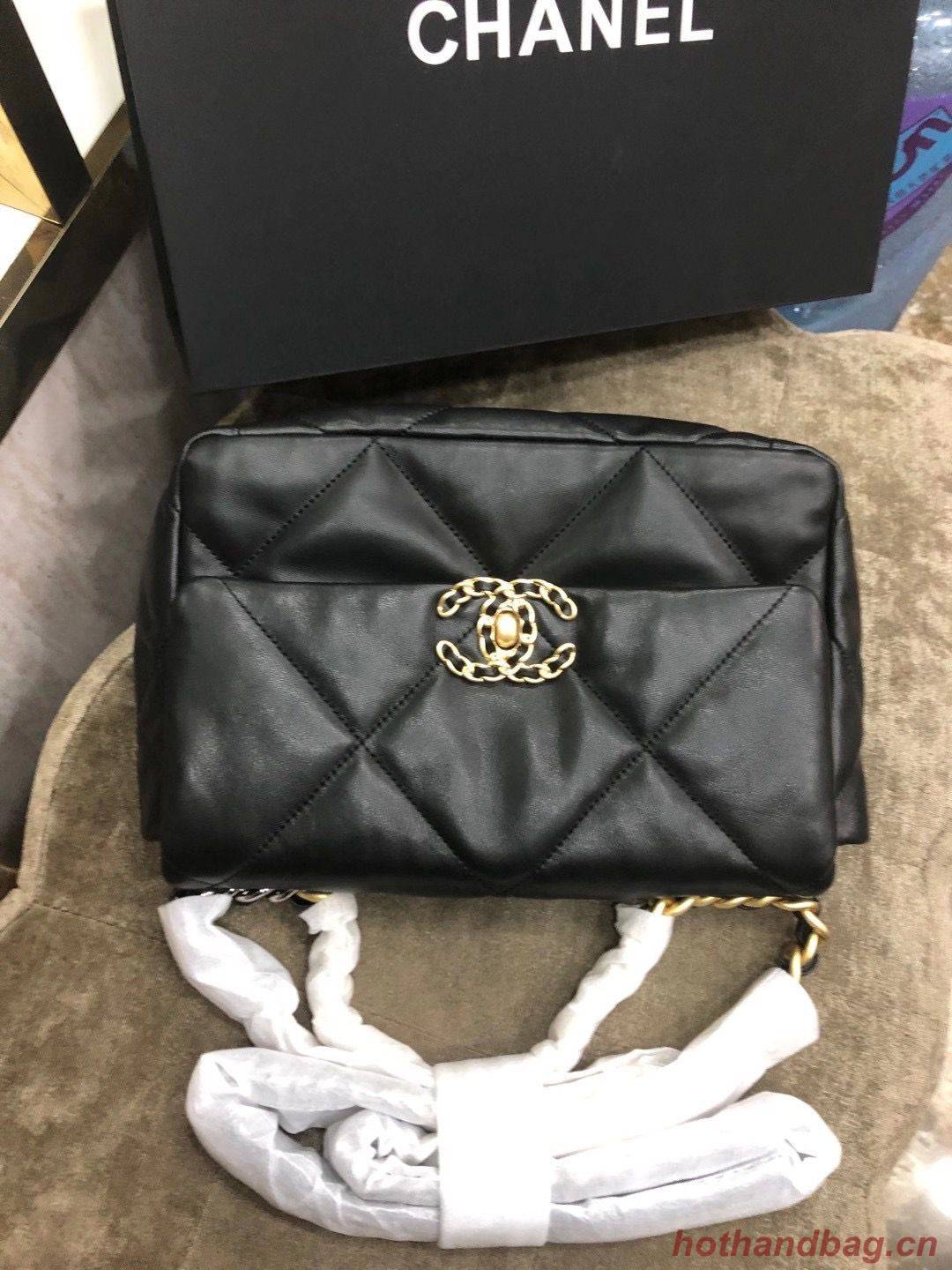 Chanel Origianl Leather 19 Flap Bag AS1160 Black