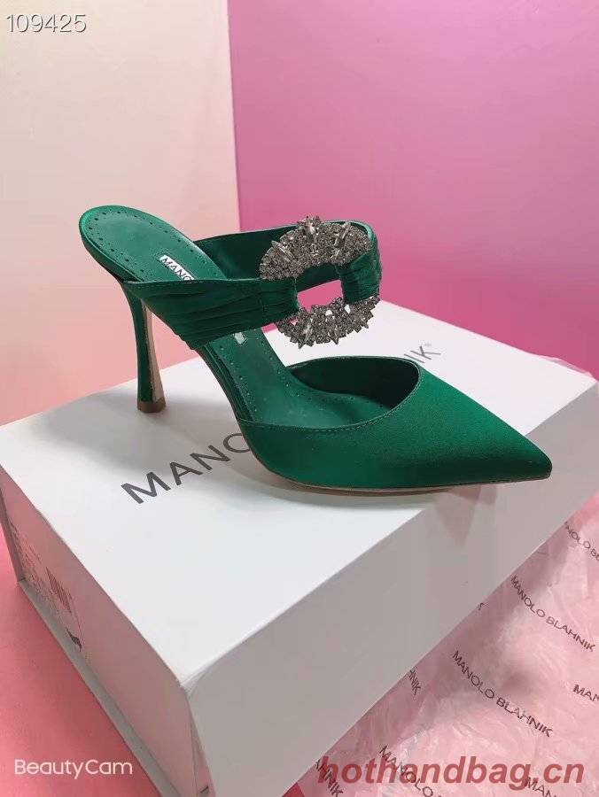 Manolo Blahnik Shoes MB160QG-2 Heel height 8CM