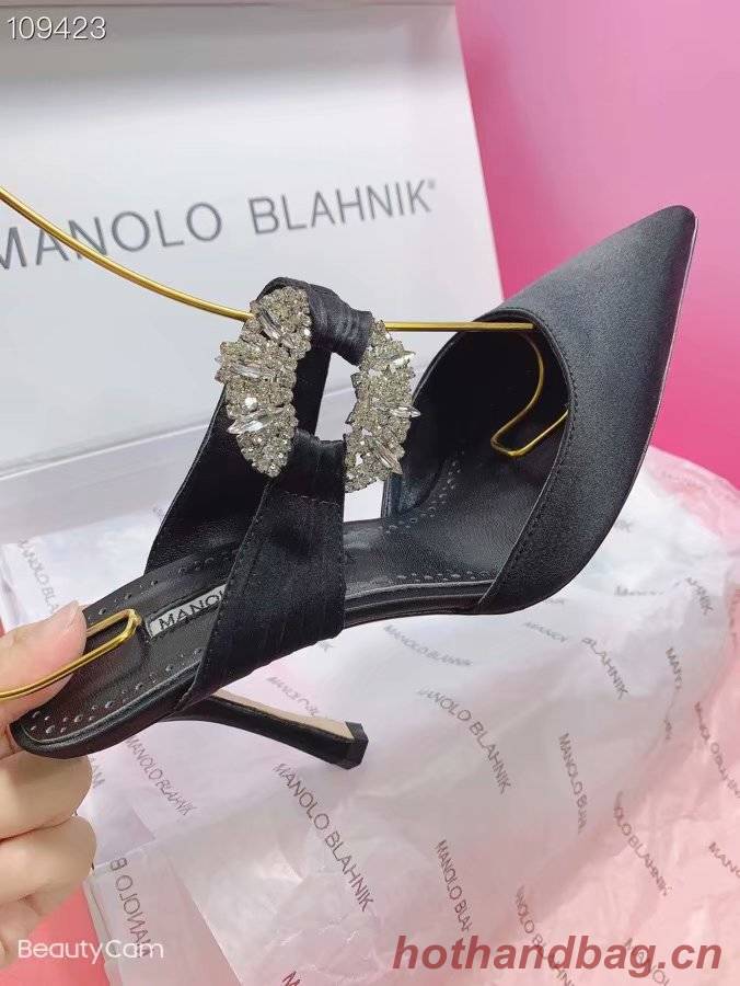 Manolo Blahnik Shoes MB160QG-4 Heel height 8CM