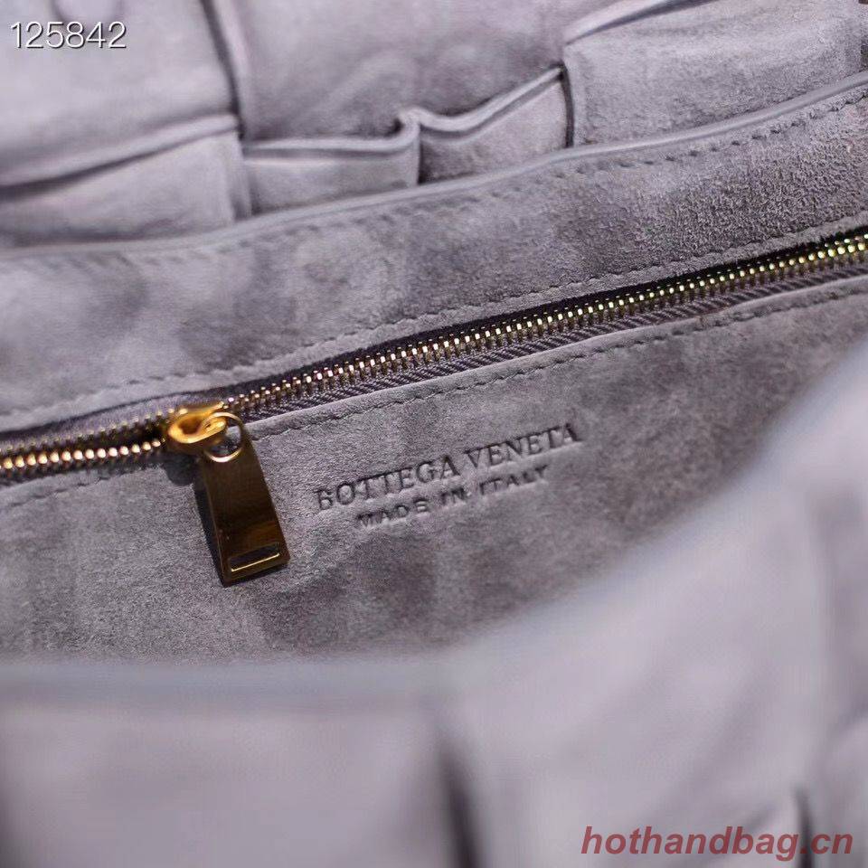 Bottega Veneta PADDED CASSETTE Velvet BAG 591971 Gray