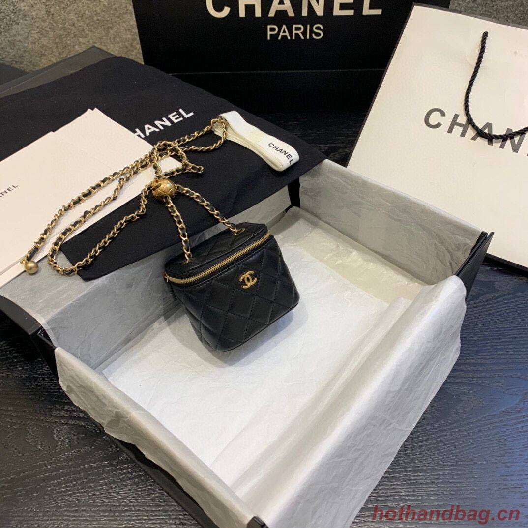 Chanel Original Small classic chain box handbag AP1447 black